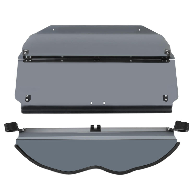 DURAFORCE 2-IN-1 Flip Smoked Windshield for Can-Am Maverick X3 (64"/ 72") 2017-2025