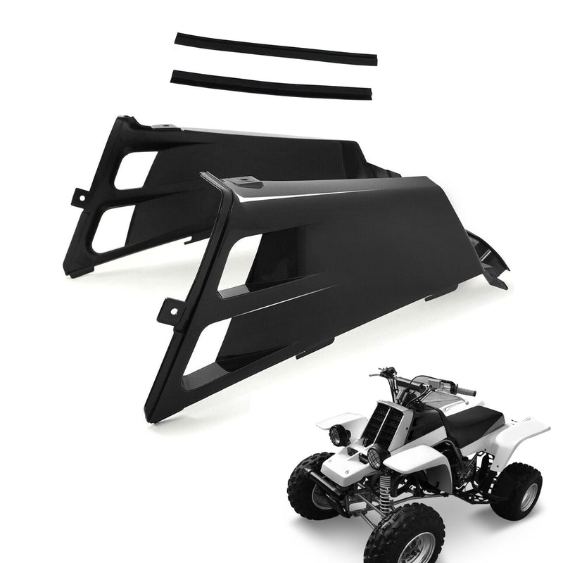 DURAFORCE For Yamaha Banshee 350 Gas Tank Side Covers Plastic Wrap 1987-2006 Black