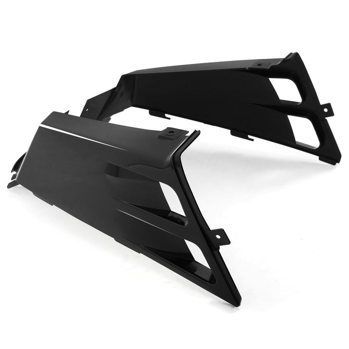 DURAFORCE For Yamaha Banshee 350 Gas Tank Side Covers Plastic Wrap 1987-2006 Black