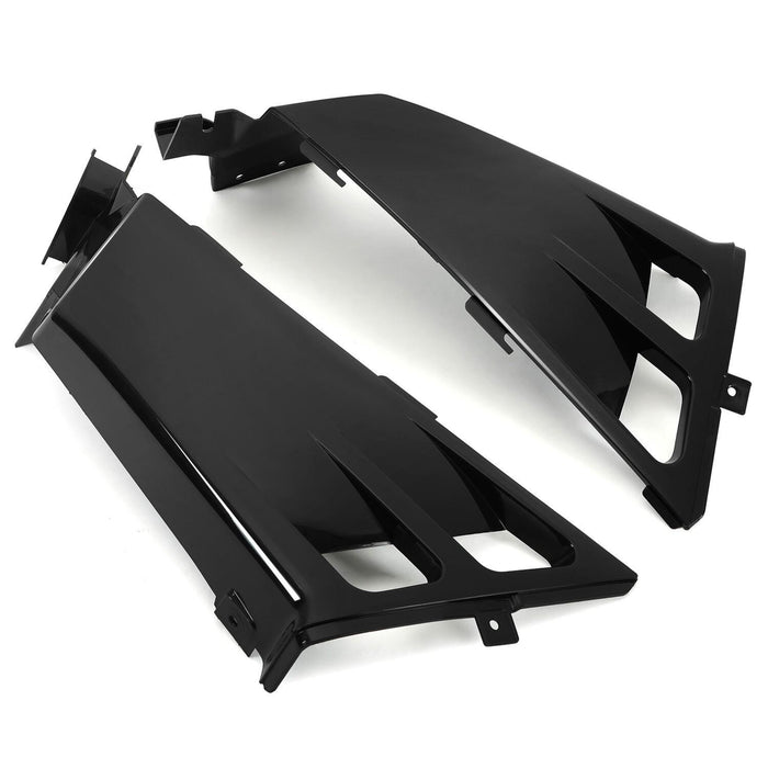 DURAFORCE For Yamaha Banshee 350 Gas Tank Side Covers Plastic Wrap 1987-2006 Black