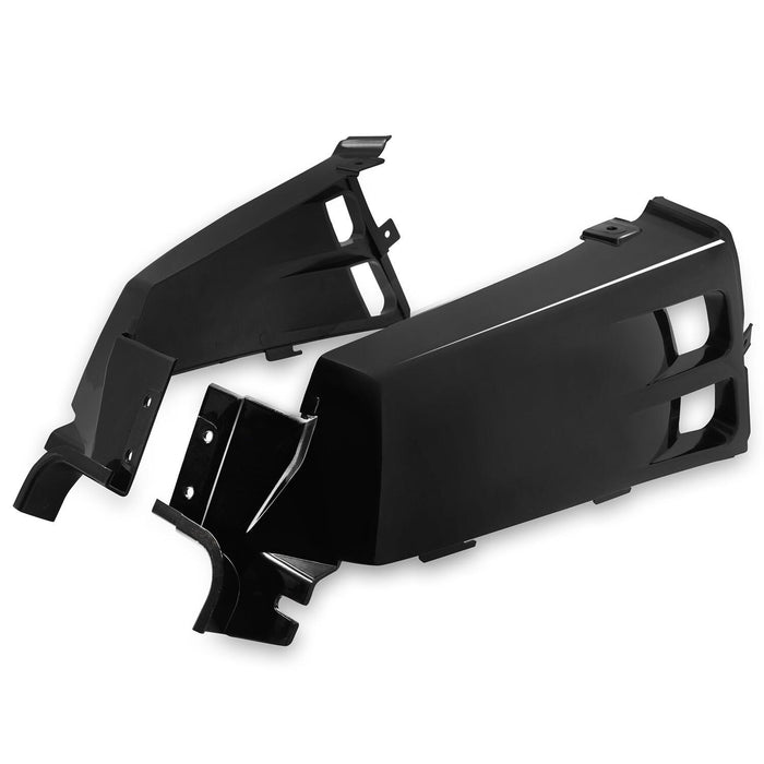 DURAFORCE For Yamaha Banshee 350 Gas Tank Side Covers Plastic Wrap 1987-2006 Black