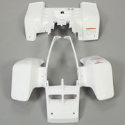 DURAFORCE 1Set Front & Rear Fender Plastic Body For 1987-2006 Yamaha Banshee 350 White