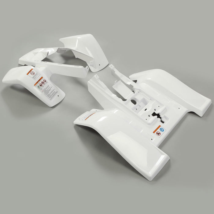 DURAFORCE 1Set Front & Rear Fender Plastic Body For 1987-2006 Yamaha Banshee 350 White