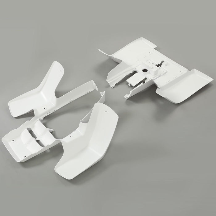 DURAFORCE 1Set Front & Rear Fender Plastic Body For 1987-2006 Yamaha Banshee 350 White