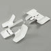 DURAFORCE 1Set Front & Rear Fender Plastic Body For 1987-2006 Yamaha Banshee 350 White