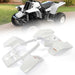 DURAFORCE 1Set Front & Rear Fender Plastic Body For 1987-2006 Yamaha Banshee 350 White