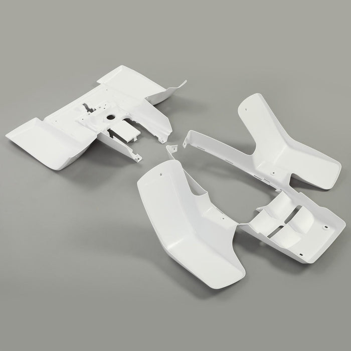DURAFORCE 1Set Front & Rear Fender Plastic Body For 1987-2006 Yamaha Banshee 350 White