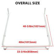 DURAFORCE For Club Car Carryall DS 1982-1999 Front Roof Canopy Golf Cart Support Strut