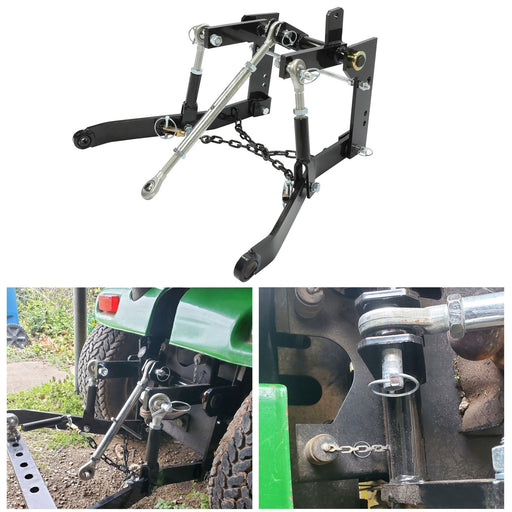 DURAFORCE 3 Point Hitch Kit For John Deere 140 300 317 CAT 0 Tractor w/Closed Frame Hook