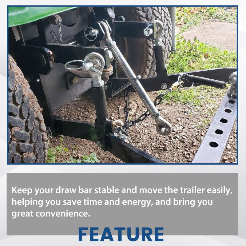 DURAFORCE 3 Point Hitch Kit For John Deere 140 300 317 CAT 0 Tractor w/Closed Frame Hook