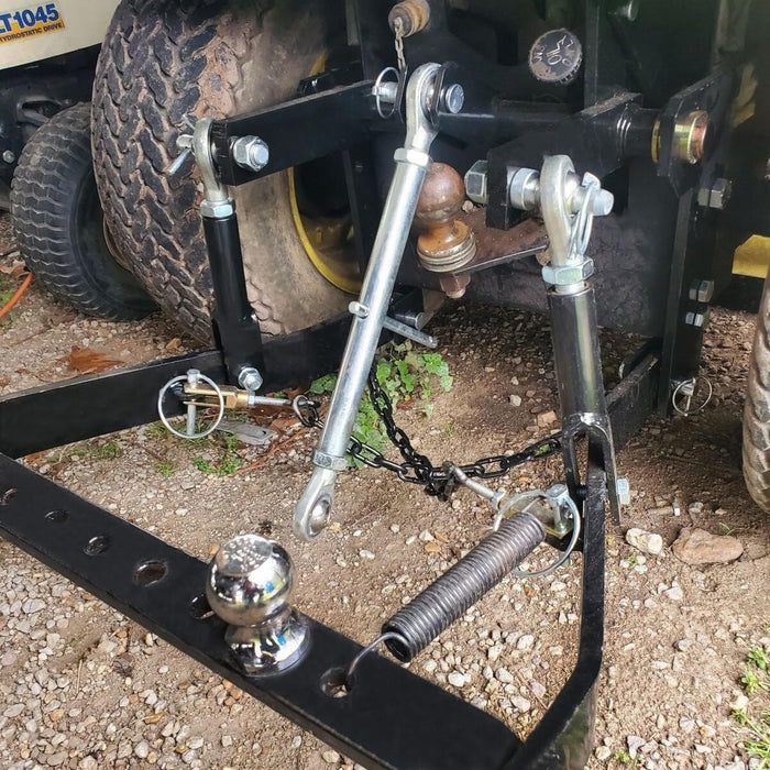 DURAFORCE 3 Point Hitch Kit For John Deere 140 300 317 CAT 0 Tractor w/Closed Frame Hook