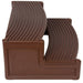DURAFORCE Spa and Hot Tubs Step Plastic Stairs For Round/Straight Sided Spa Espresso/Brown