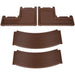 DURAFORCE Spa and Hot Tubs Step Plastic Stairs For Round/Straight Sided Spa Espresso/Brown