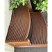 DURAFORCE Spa and Hot Tubs Step Plastic Stairs For Round/Straight Sided Spa Espresso/Brown