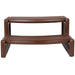 DURAFORCE Spa and Hot Tubs Step Plastic Stairs For Round/Straight Sided Spa Espresso/Brown