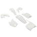 DURAFORCE RESTYLE WHITE PLASTIC KIT FOR HONDA CR125 CR250 CR125R CR250R 2-Stroke 2000 2001