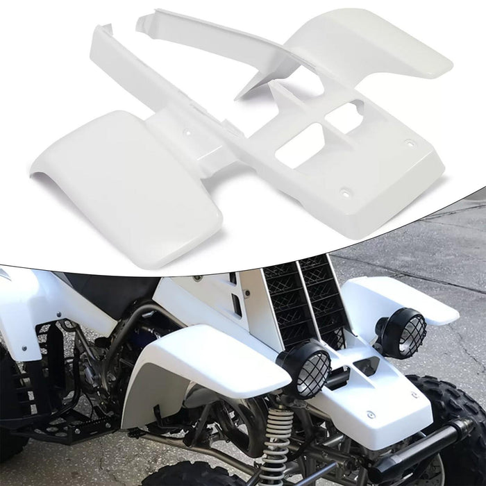 DURAFORCE NEW White Front Fender Plastic Body Kit For Yamaha Banshee 350 YFZ350 1987-2006