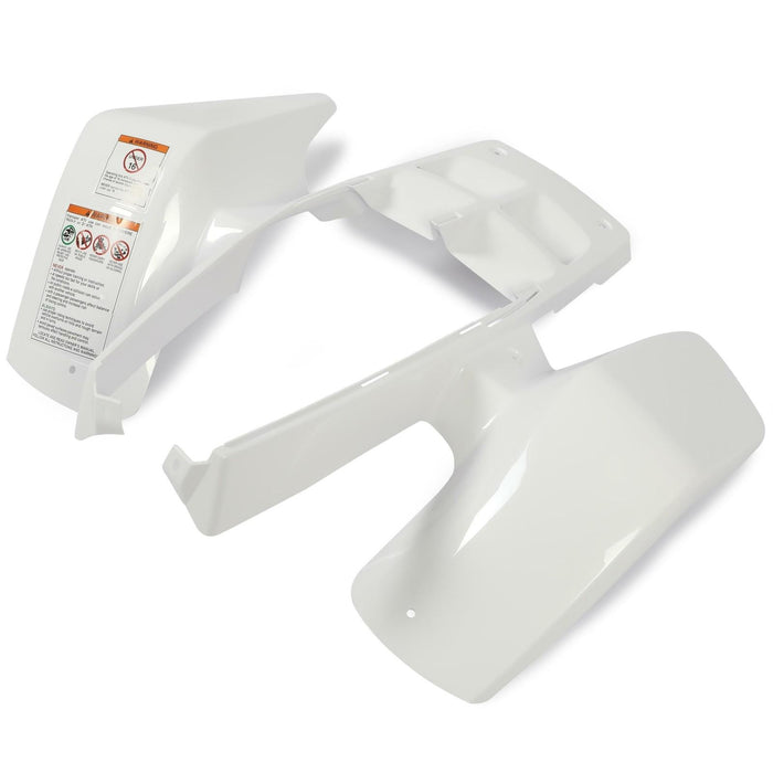 DURAFORCE NEW White Front Fender Plastic Body Kit For Yamaha Banshee 350 YFZ350 1987-2006