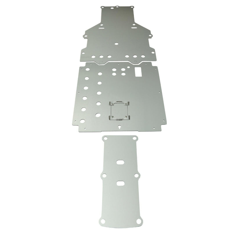 DURAFORCE For 13-20 HONDA PIONEER 700 3/16" ALUMINUM Full Chassis Skid Plate Splash Guard