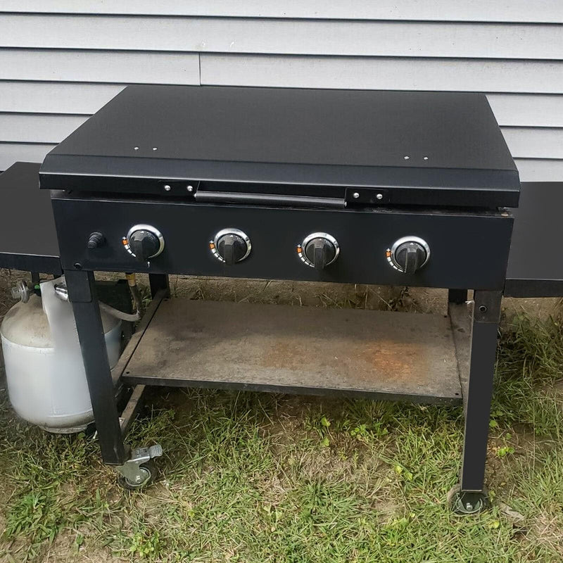 DURAFORCE Black Outdoor 36" Griddle Hard Cover Lid Fit For Blackstone Griddle New