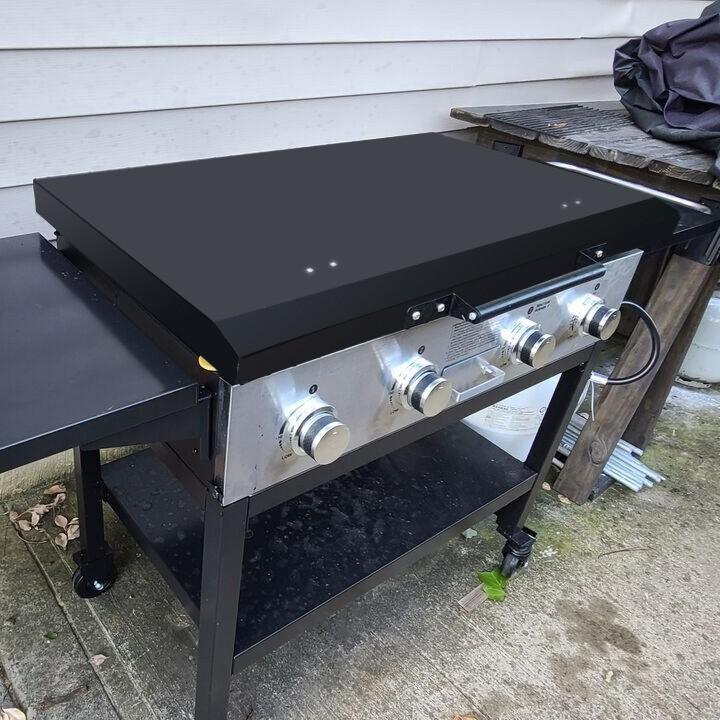 DURAFORCE Black Outdoor 36" Griddle Hard Cover Lid Fit For Blackstone Griddle New
