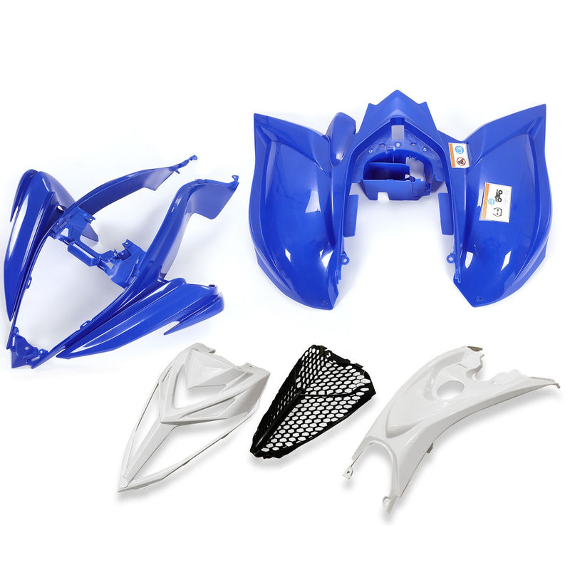 DURAFORCE For YAMAHA Raptor 700 2006-2025 Plastics Kit Bodywork Fenders BLUE Complete Set