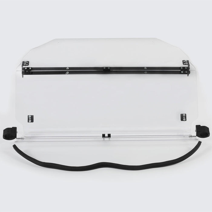 DURAFORCE Scratch Resistant 2-IN-1 Front Flip Windshield for 2017+ Can-Am Maverick X3