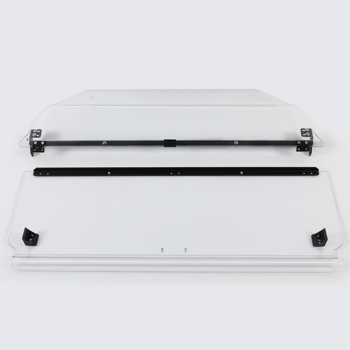 DURAFORCE Scratch Resistant 2-IN-1 Front Flip Windshield for 2017+ Can-Am Maverick X3