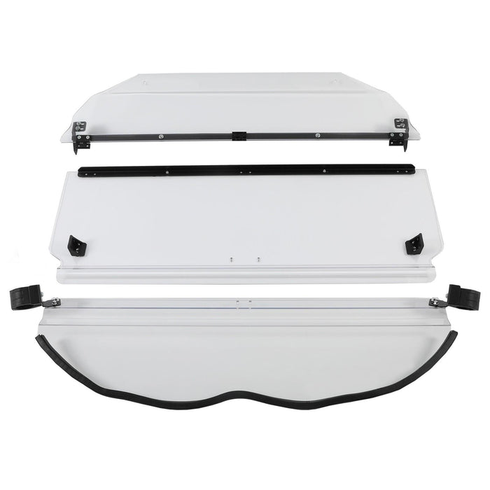 DURAFORCE Scratch Resistant 2-IN-1 Front Flip Windshield for 2017+ Can-Am Maverick X3