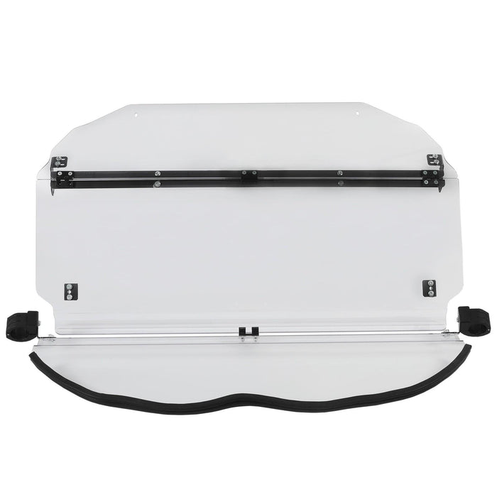 DURAFORCE Scratch Resistant 2-IN-1 Front Flip Windshield for 2017+ Can-Am Maverick X3