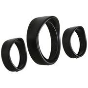 DURAFORCE 7" Headlight 4.5" Fog Lamp Visor Trim Ring Bezel For Harley Touring Softail