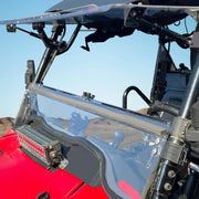 DURAFORCE Front Scratch Resistant Flip Windshield Clear For 2014-2025 Honda Pioneer 700 4