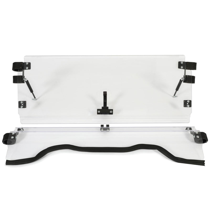 DURAFORCE Front Scratch Resistant Flip Windshield Clear For 2014-2025 Honda Pioneer 700 4