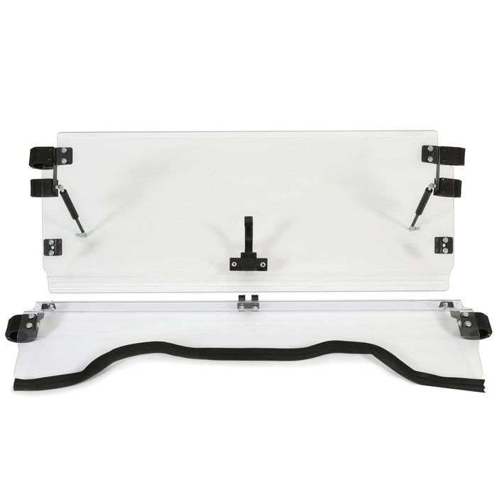 DURAFORCE Front Scratch Resistant Flip Windshield Clear For 2014-2025 Honda Pioneer 700 4