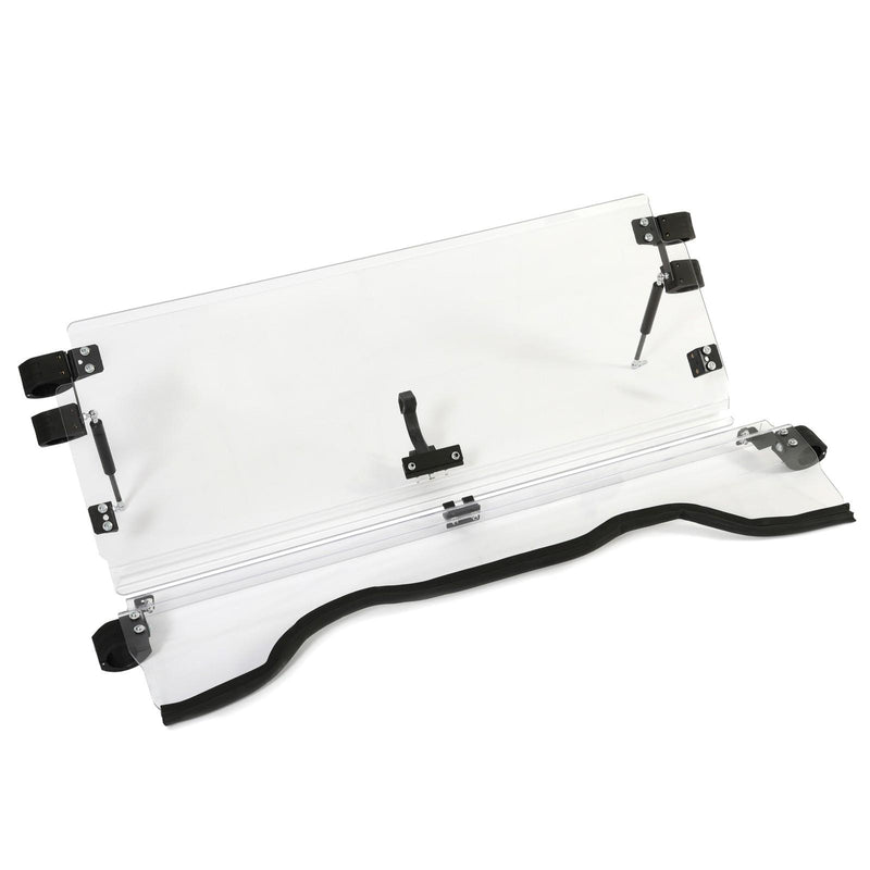 DURAFORCE Front Scratch Resistant Flip Windshield Clear For 2014-2025 Honda Pioneer 700 4