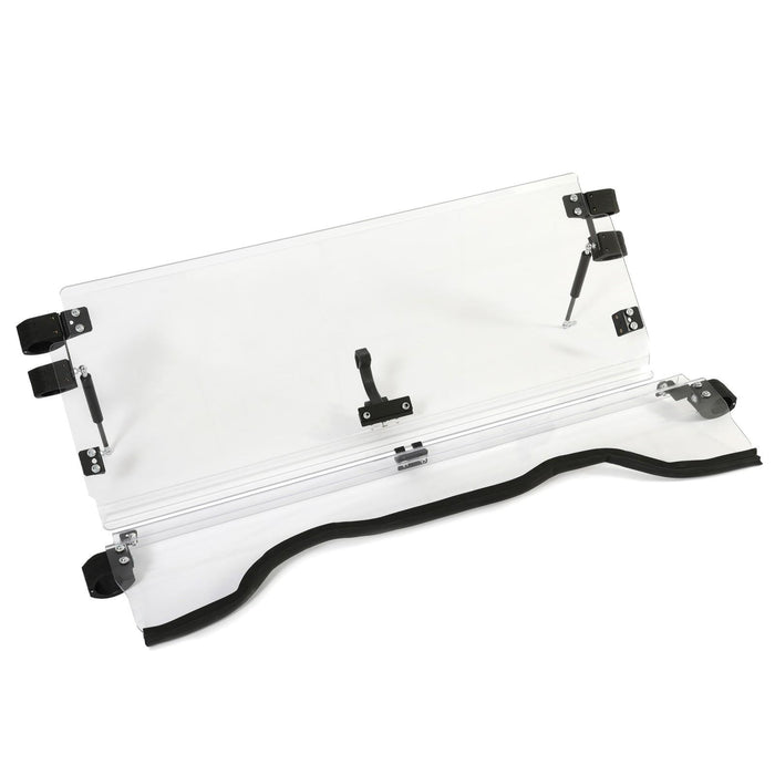 DURAFORCE Front Scratch Resistant Flip Windshield Clear For 2014-2025 Honda Pioneer 700 4