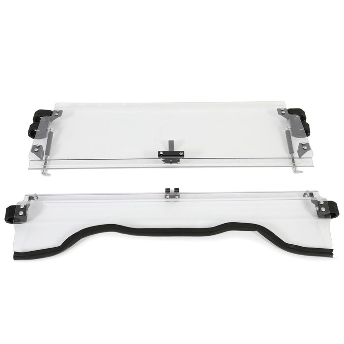 DURAFORCE Front Scratch Resistant Flip Windshield Clear For 2014-2025 Honda Pioneer 700 4