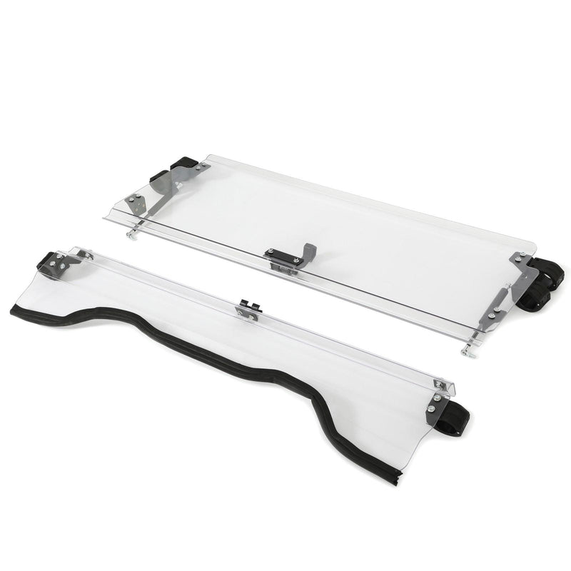 DURAFORCE Front Scratch Resistant Flip Windshield Clear For 2014-2025 Honda Pioneer 700 4