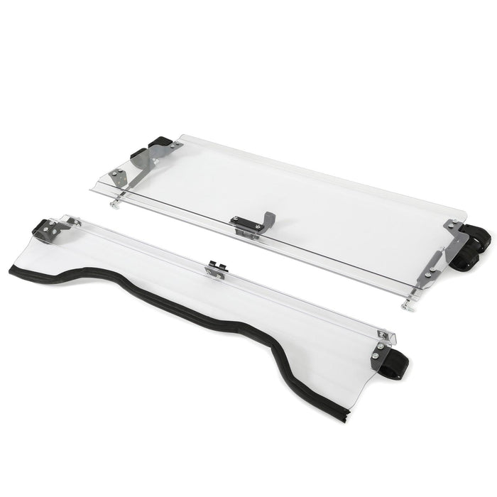 DURAFORCE Front Scratch Resistant Flip Windshield Clear For 2014-2025 Honda Pioneer 700 4