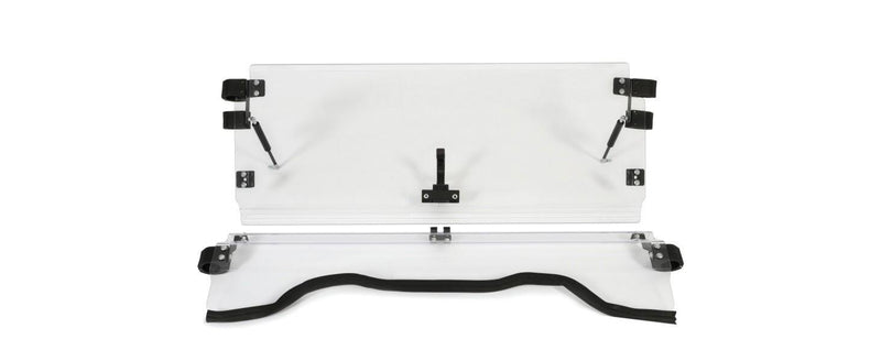 DURAFORCE Front Scratch Resistant Flip Windshield Clear For 2014-2025 Honda Pioneer 700 4