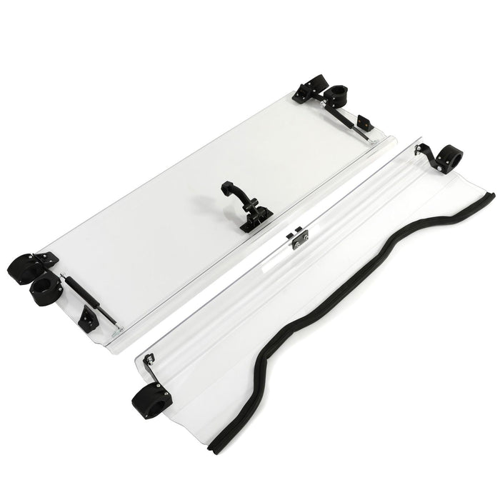 DURAFORCE Front Scratch Resistant Flip Windshield Clear For 2014-2025 Honda Pioneer 700 4