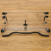 DURAFORCE Front Scratch Resistant Flip Windshield Clear For 2014-2025 Honda Pioneer 700 4