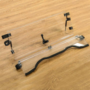 DURAFORCE Front Scratch Resistant Flip Windshield Clear For 2014-2025 Honda Pioneer 700 4