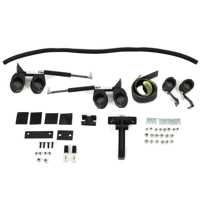 DURAFORCE Front Scratch Resistant Flip Windshield Clear For 2014-2025 Honda Pioneer 700 4