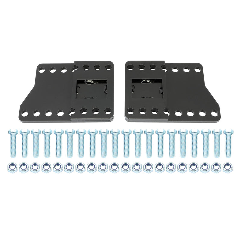 DURAFORCE Universal Black Snowplow Mount Drop Bracket Lift Level Kit Powder Coated Steel