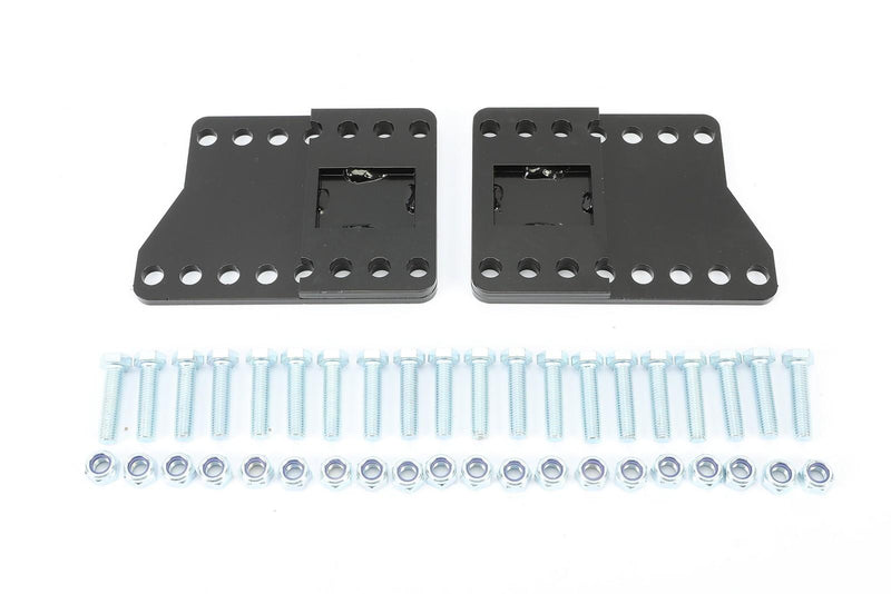 DURAFORCE Universal Black Snowplow Mount Drop Bracket Lift Level Kit Powder Coated Steel