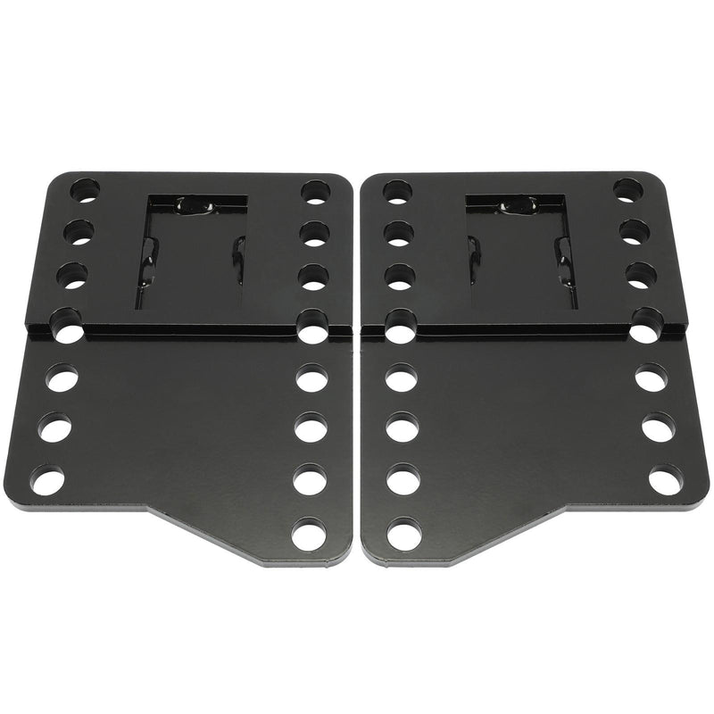 DURAFORCE Universal Black Snowplow Mount Drop Bracket Lift Level Kit Powder Coated Steel
