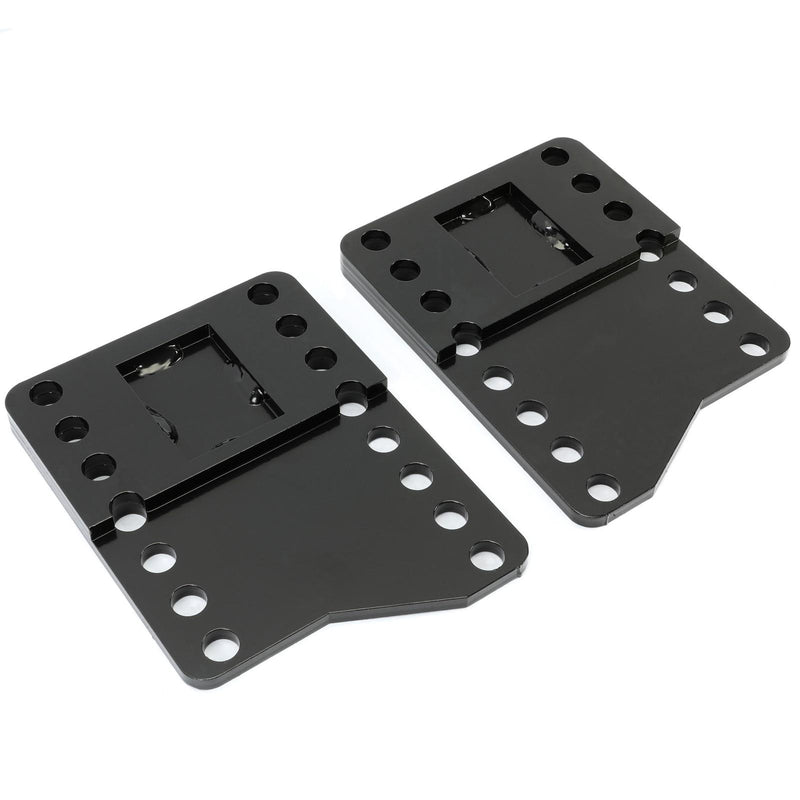 DURAFORCE Universal Black Snowplow Mount Drop Bracket Lift Level Kit Powder Coated Steel