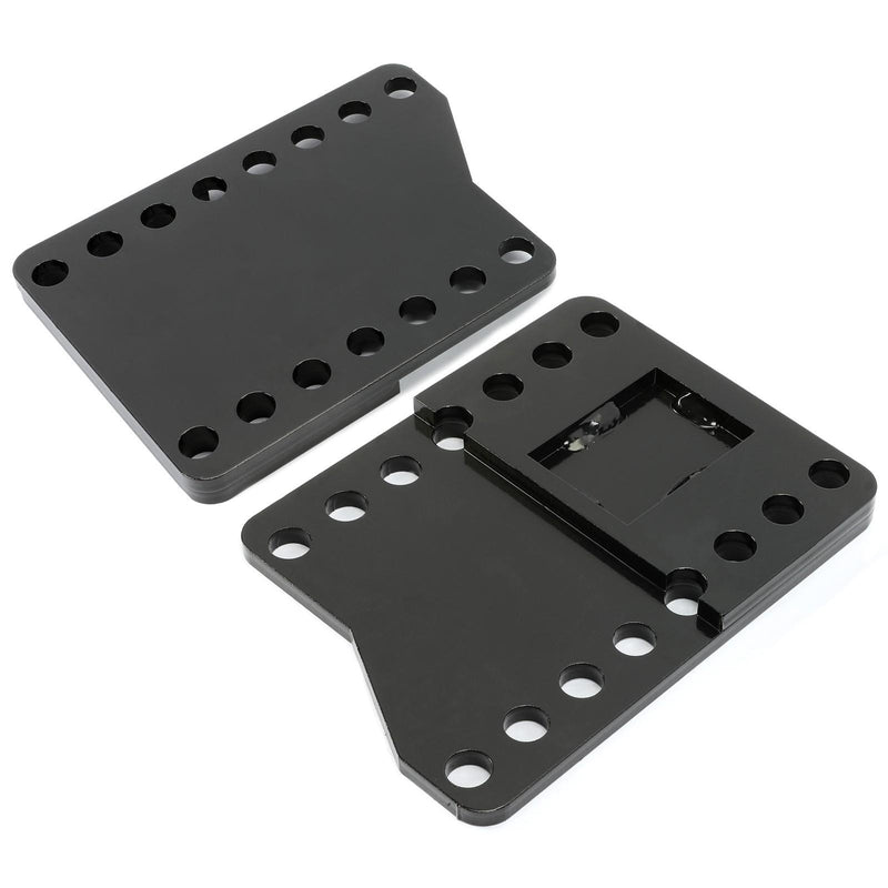 DURAFORCE Universal Black Snowplow Mount Drop Bracket Lift Level Kit Powder Coated Steel