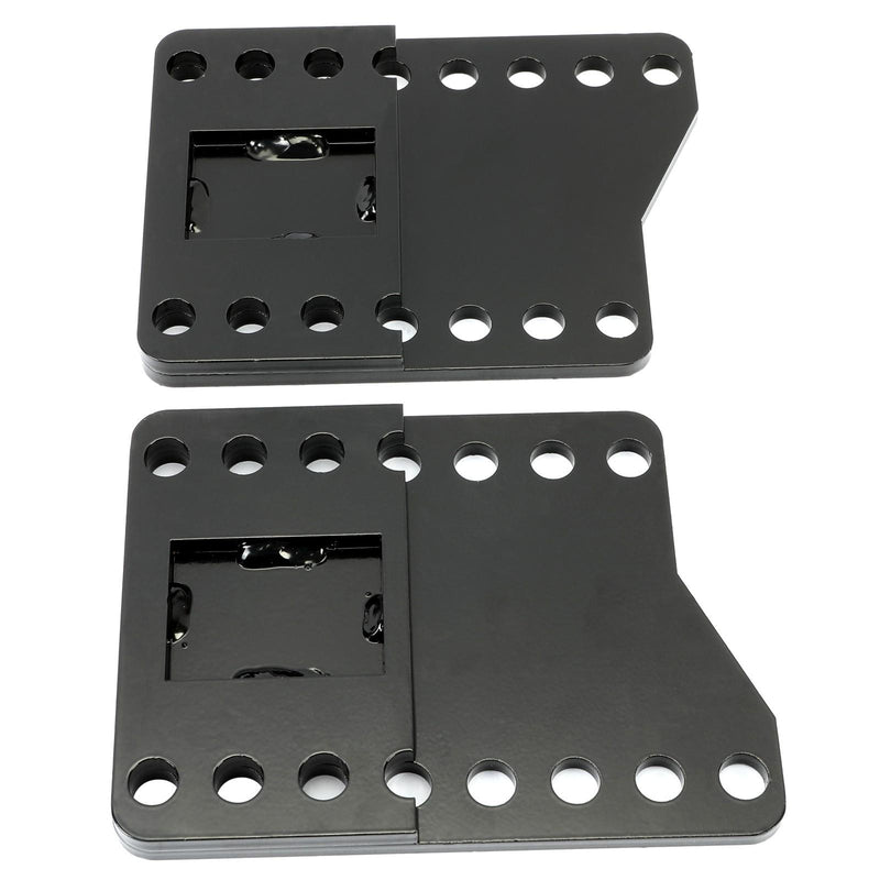 DURAFORCE Universal Black Snowplow Mount Drop Bracket Lift Level Kit Powder Coated Steel